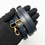 DIOR GROOVE 17 BAG NANO BLUE OBLIQUE CANVAS GHW