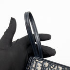 Dior 30 montaigne dea pouch blue oblique jacquard canvas GHW