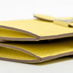 Hermes Bearn Compact Wallet Chèvre Mysore Jaune Milton SHW