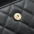 CHANEL 23P TOP HANDLE MINI FLAP BAG WITH CHAIN CAVIAR BLACK LGHW (MICROCHIP)