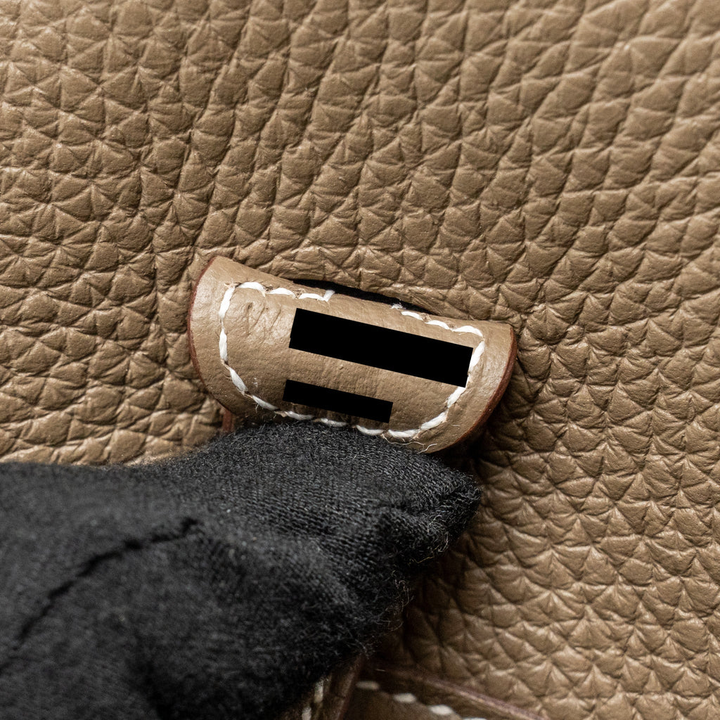 Hermes MINI Evelyne Clemence Etoupe GHW
