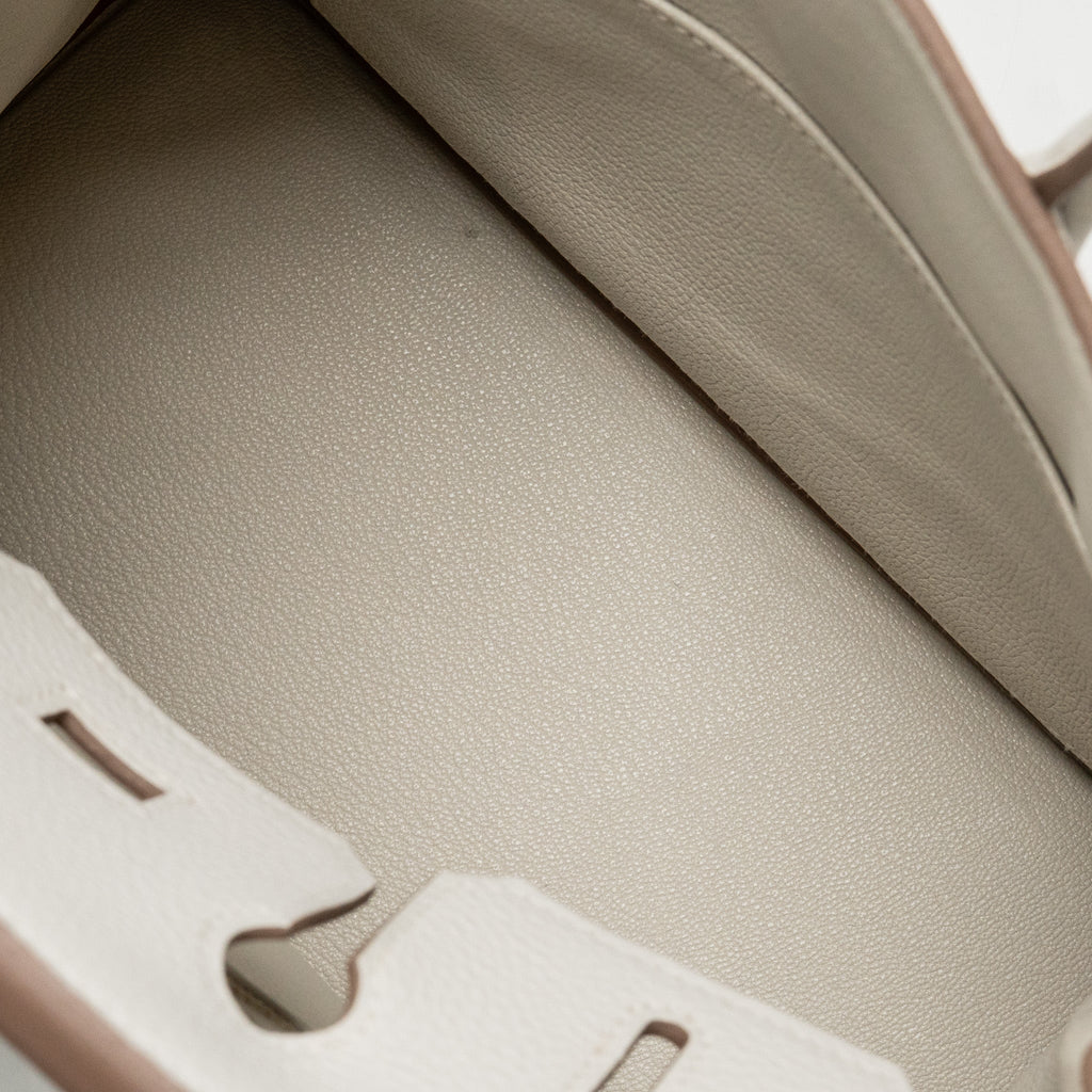 Hermes birkin 25 Togo Gris Pale GHW