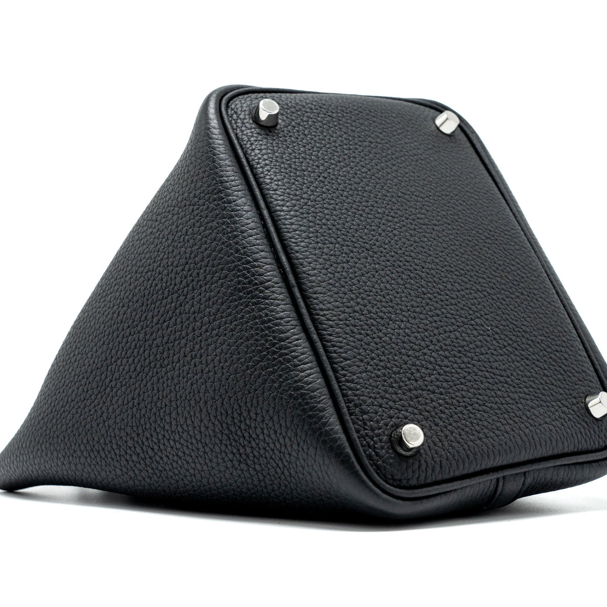 HERMES PICOTIN 18 TOUCH LOCK BAG CLEMENCE/ALLIGATOR MISSISSIPPIENSIS BLACK SHW