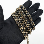 CHANEL 23P TOP HANDLE MINI FLAP BAG WITH CHAIN CAVIAR BLACK LGHW (MICROCHIP)