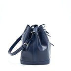 LOUIS VUITTON NOE BUCKET BAG EPI LEATHER NAVY SHW