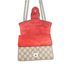 GUCCI MINI DIONYSUS RED SUEDE CROSSBODY BAG