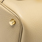 HERMES PICOTIN 18 LOCK BAG CLEMENCE BEIGE MARFA GHW