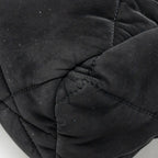 CHANEL 25N SKI SERIES COCONEIGE SHOULDER BAG NYLON BLACK LGHW (MICROCHIP)