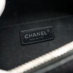 CHANEL QUILTED MINI VANITY BAG CAVIAR BLACK SHW