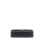 CHANEL MEDIUM CLASSIC FLAP BAG CAVIAR BLACK SHW