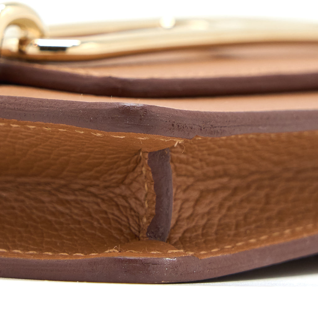HERMES ROULIS SLIM EVERCOLOR GOLD/VERT FIZZ LGHW