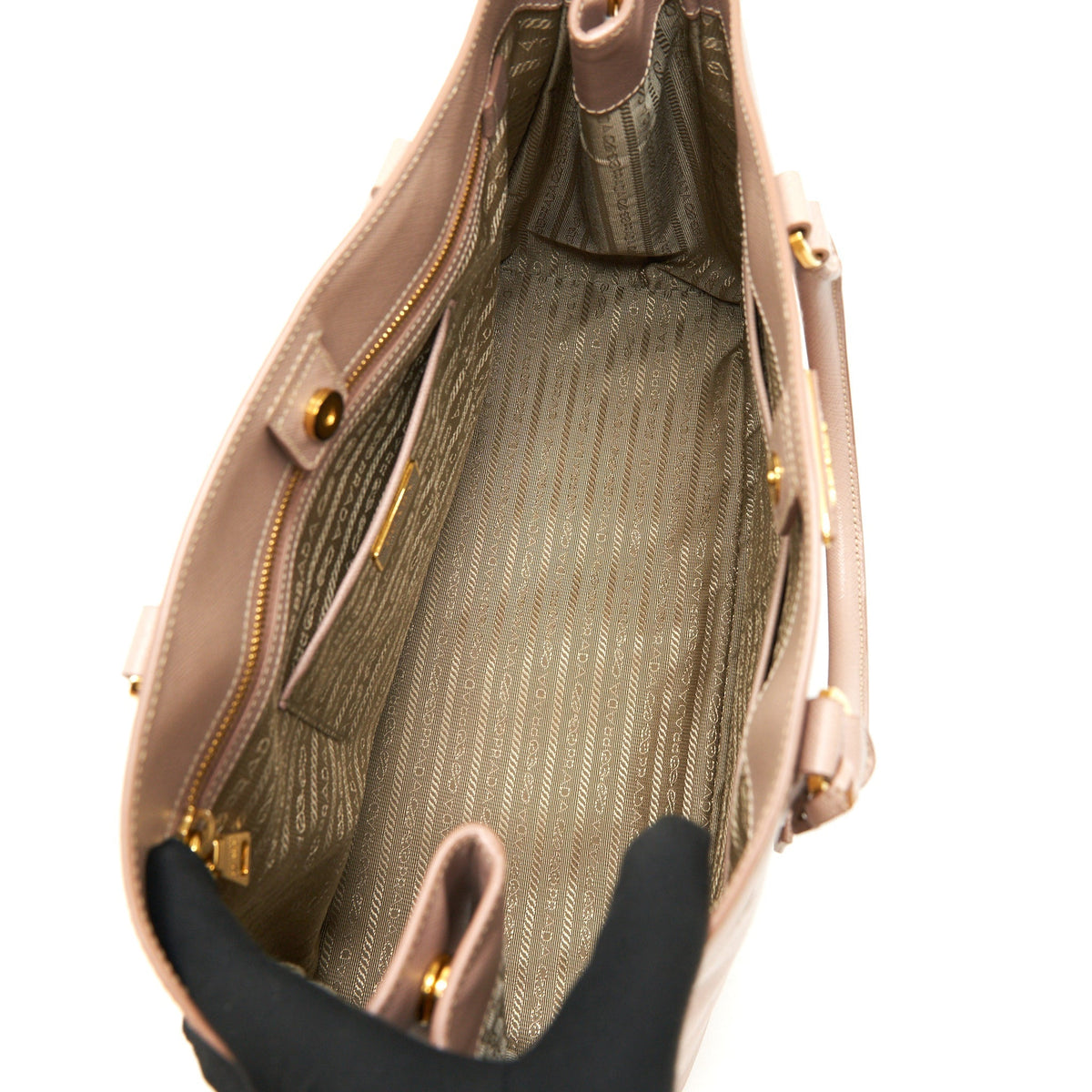PRADA SAFFIANO BEIGE SHOULDER BAG