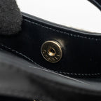 CHANEL 24C MINI 31 CLUTCH WITH CHAIN SHINY CALFSKIN BLACK LGHW (MICROCHIP)