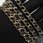 CHANEL 24C MINI 31 CLUTCH WITH CHAIN SHINY CALFSKIN BLACK LGHW (MICROCHIP)