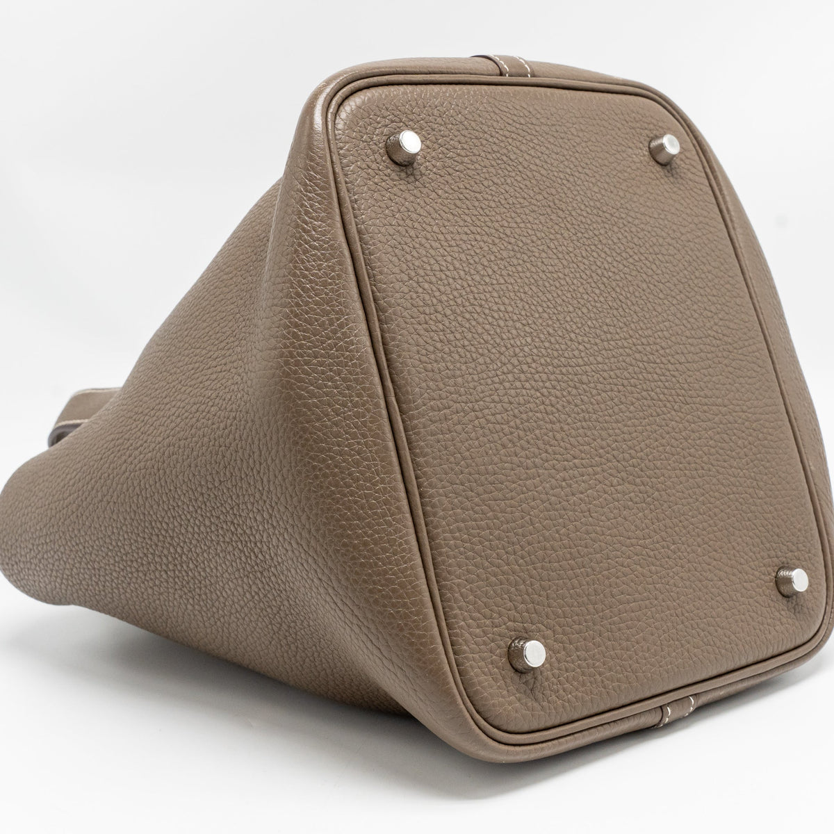 Hermes Picotin 22 Lock Bag Clemence Etoupe SHW