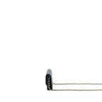 CHANEL MINI FLAP CARD HOLDER WITH CHAIN CAVIAR BLACK LGHW