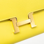 Hermes Constance To Go Evercolor 9R Lime GHW