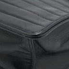 CHANEL VINTAGE KELLY FLAP BAG WITH LONG STRAP BLACK 24K GHW