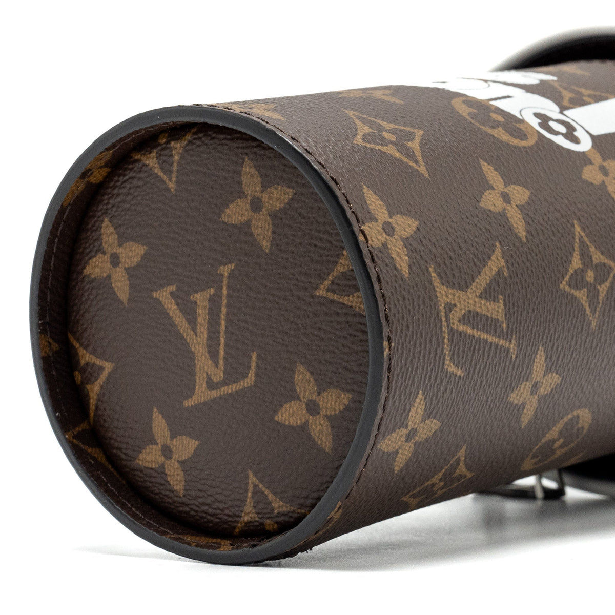 LOUIS VUITTON COFFEE CUP BAG MONOGRAM CANVAS BROWN/MULTICOLOUR BROWN HARDWARE