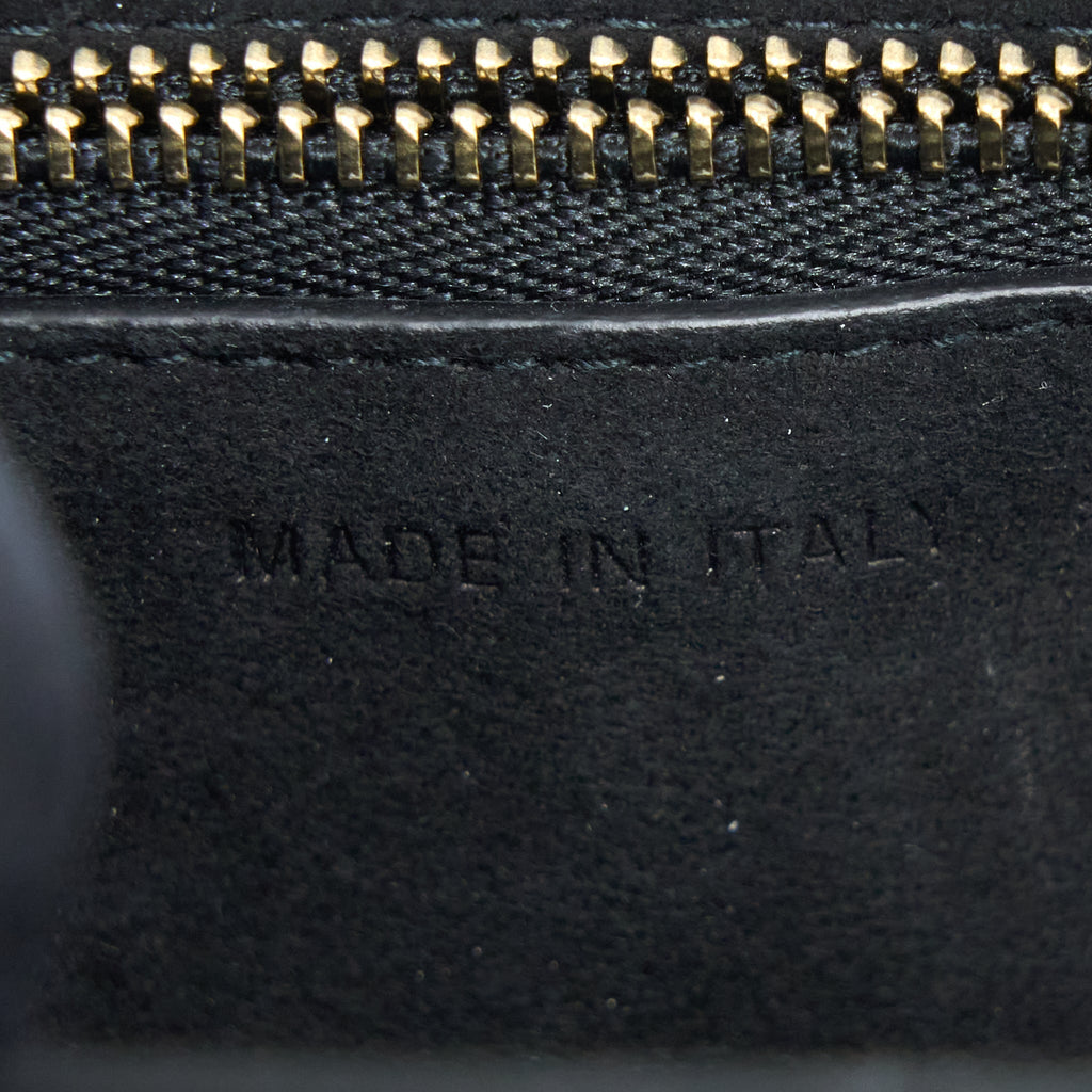 DIOR SADDLE BELT POUCH GRAINED CALFSKIN BLACK GHW