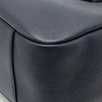 Saint Laurent/YSL Le 5 A 7 Supple Large Bag Grained Calfskin Bleu Abysse GHW
