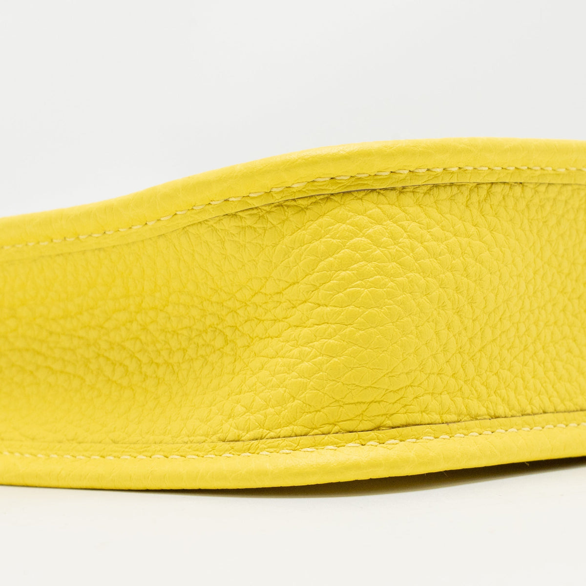 Hermes Mini Evelyne Clemence Lime SHW