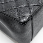 CHANEL GRAND SHOPPING TOTE CAVIAR BLACK SHW