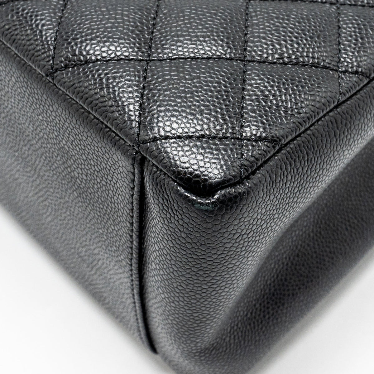 CHANEL GRAND SHOPPING TOTE CAVIAR BLACK SHW