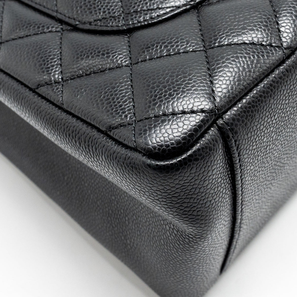 CHANEL GRAND SHOPPING TOTE CAVIAR BLACK SHW