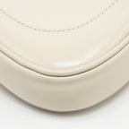 GUCCI JACKIE 1961 MINI SHOULDER BAG CALFSKIN WHITE GHW
