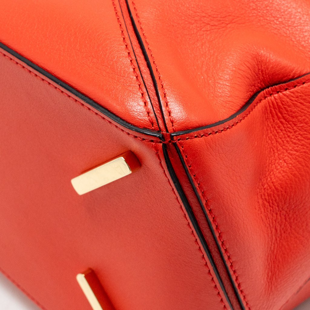 Loewe Medium Puzzle Bag Calfskin Red GHW
