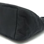 PRADA NYLON SHOULDER BAG IN BLACK