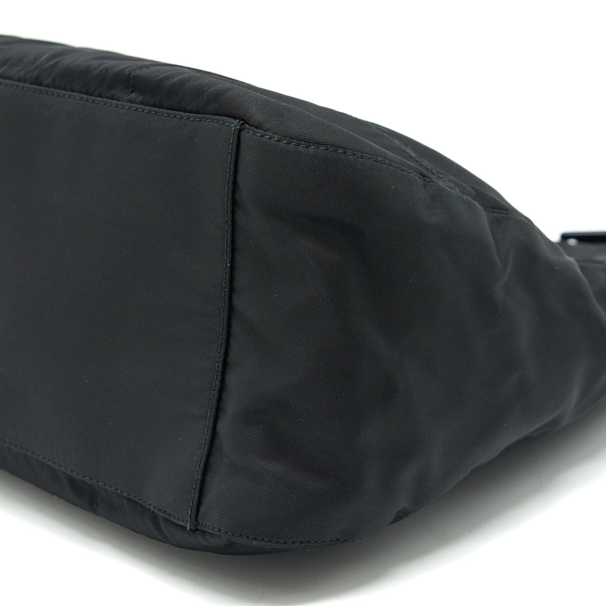 PRADA NYLON SHOULDER BAG IN BLACK