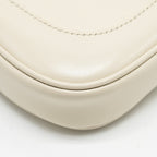GUCCI JACKIE 1961 MINI SHOULDER BAG CALFSKIN WHITE GHW