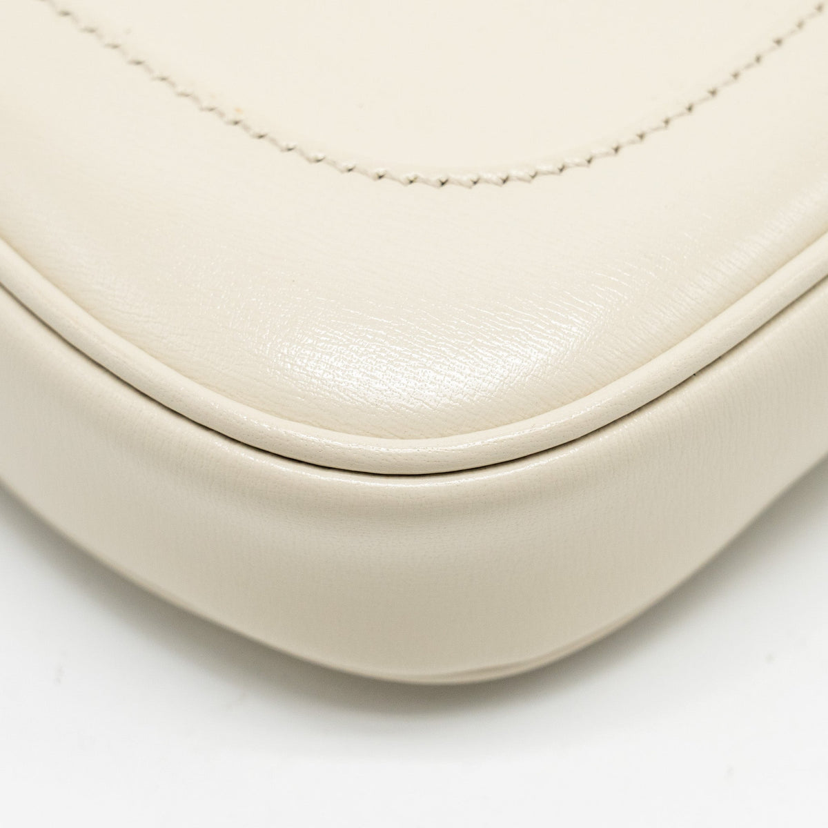 GUCCI JACKIE 1961 MINI SHOULDER BAG CALFSKIN WHITE GHW