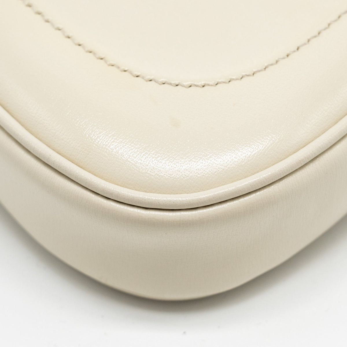 GUCCI JACKIE 1961 MINI SHOULDER BAG CALFSKIN WHITE GHW