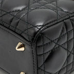 Dior Small Lady Dior My ABCDior Bag Cannage Lambskin Black LGHW