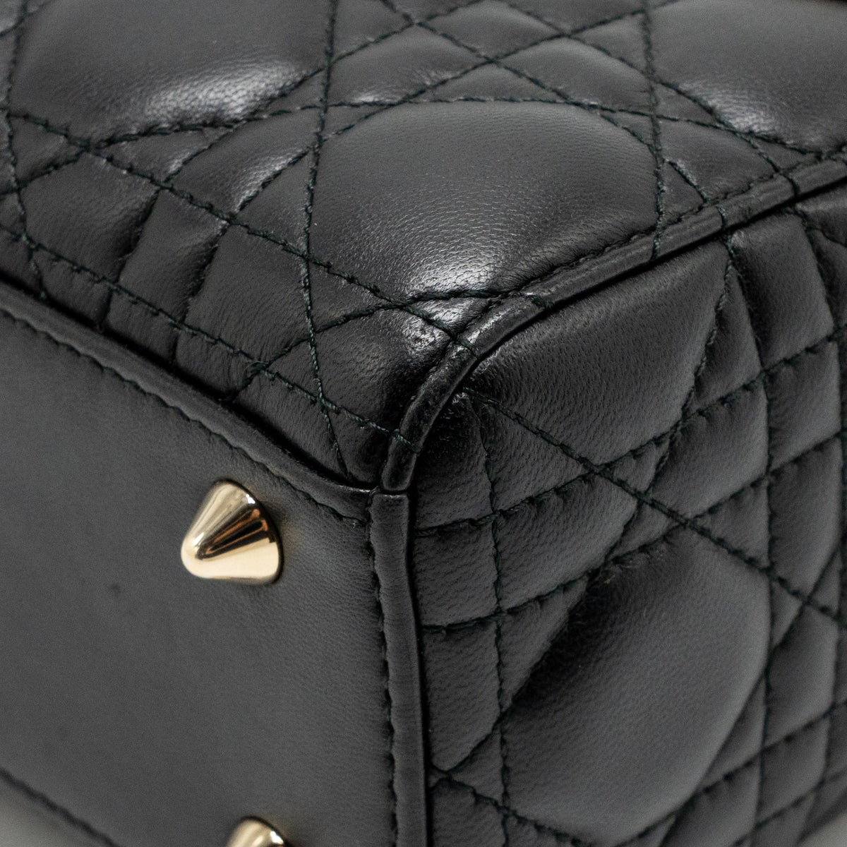 Dior Small Lady Dior My ABCDior Bag Cannage Lambskin Black LGHW