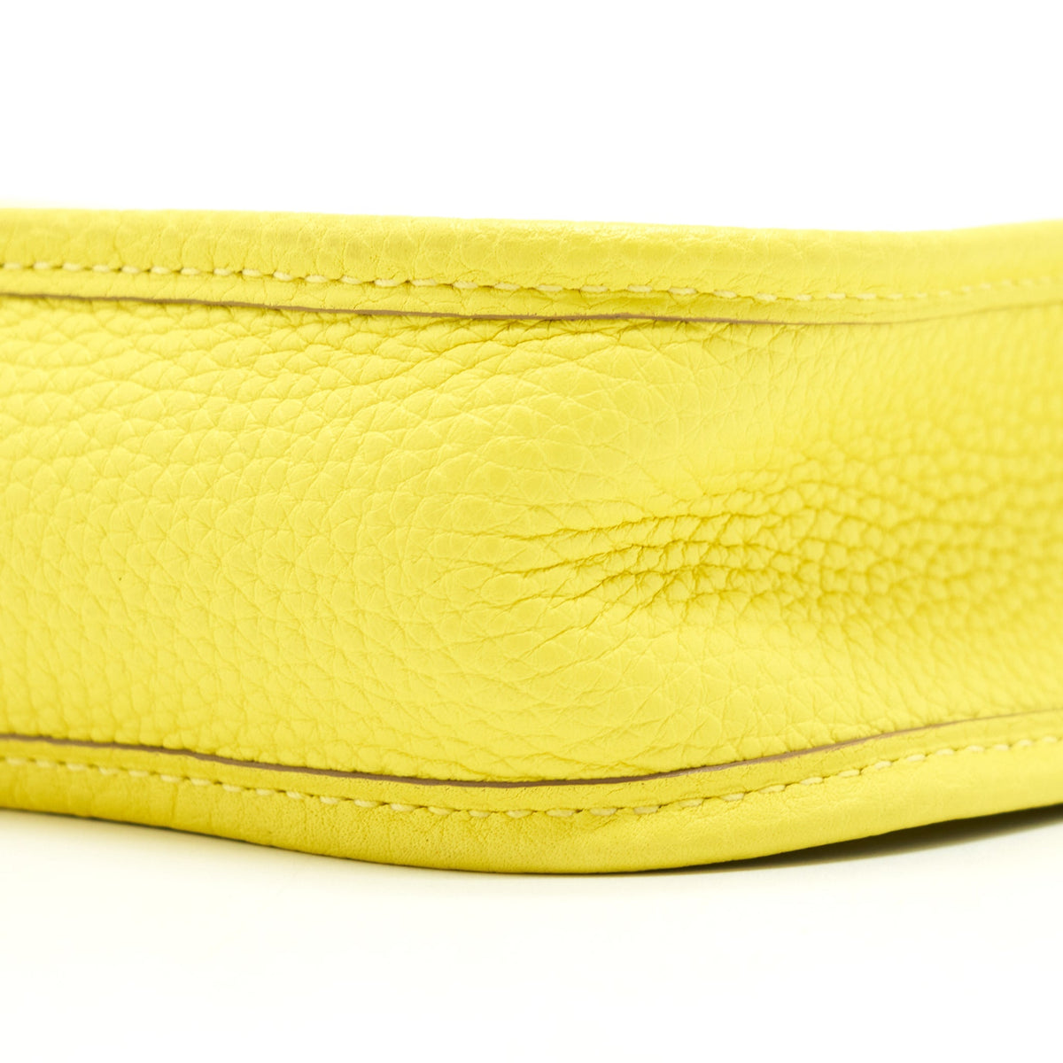 Hermes Mini Evelyne Clemence Lime/Lime SHW