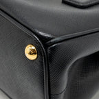 Prada Micro Galleria Bag Saffiano Leather Black GHW
