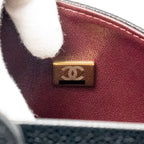 CHANEL SMALL CLASSIC DOUBLE FLAP BAG CAVIAR BLACK GHW(MICROCHIP)
