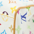 LOUIS VUITTON AURELIA SHOULDER BAG WHITE MULTICOLOUR MONOGRAM CANVAS GHW