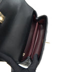 CHANEL 21K SMALL COCO HANDLE 24CM CAVIAR BLACK LGHW