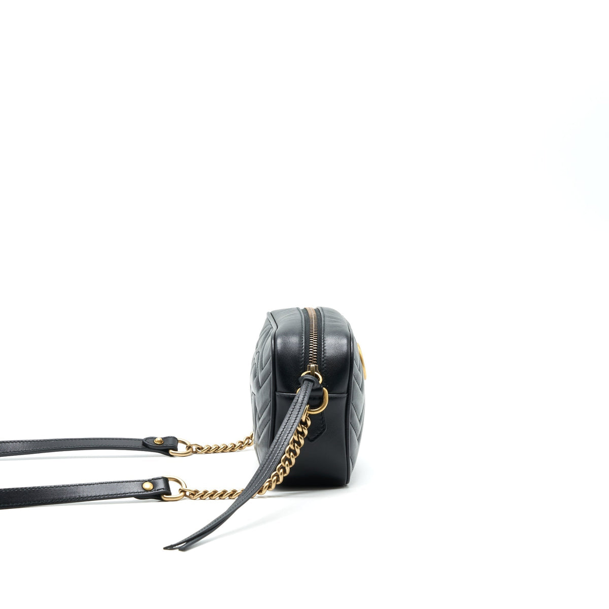 GUCCI MARMONT CAMERA BAG BLACK