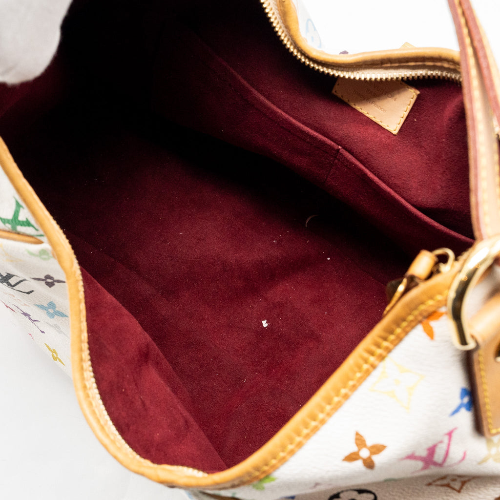 LOUIS VUITTON CHRISSIE SHOULDER BAG MONOGRAM CANVAS WHITE MULTICOLOUR GHW