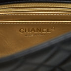 CHANEL 21B PEARL CRUSH MINI SQUARE FLAP BAG BLACK GHW (MICROCHIP)