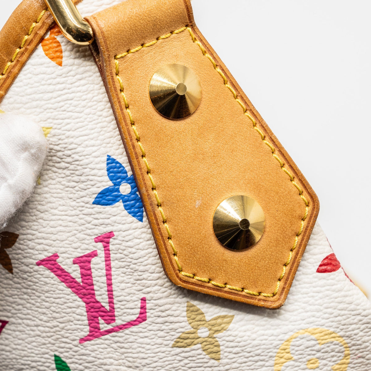LOUIS VUITTON CHRISSIE SHOULDER BAG MONOGRAM CANVAS WHITE MULTICOLOUR GHW