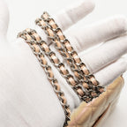 CHANEL CLASSIC WALLET ON CHAIN LAMBSKIN IRIDESCENT PINK SHW (MICROCHIP)