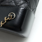 CHANEL SMALL GABRIELLE BACKPACK BLACK DOUBLE COLOUR HARDWARE