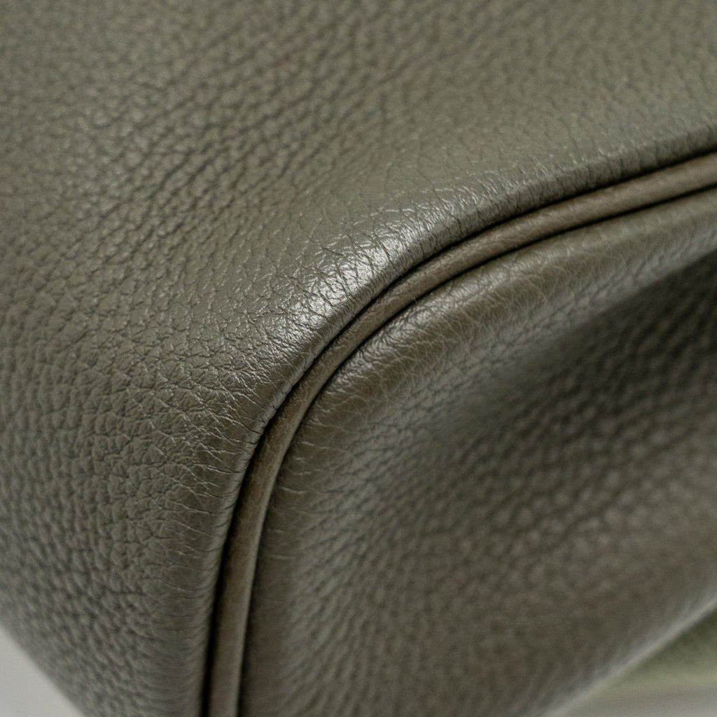 Hermes Hac A Dos PM Backpack Togo Vert de Gris SHW